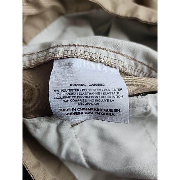 Nike Golf Dri-fit Pants Mens 34x30 Beige Tan Chino Flat Front Activewear Casual - Picture 8 of 9